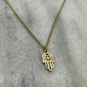 CADI Kette Anhänger gold Fatma Hand, Aureum