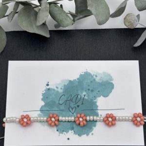 CADI Blumenarmband in pfirsich aus Kärnten Blossom