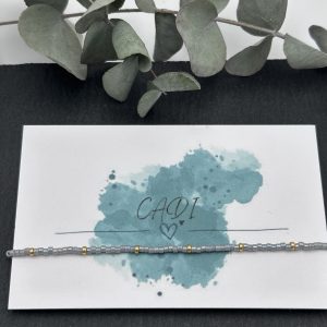 CADI Armband Spacer hellgrau, Everglow Spacer