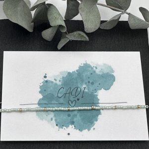 CADI Armband Spacer hellgrün, Everglow Spacer