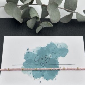 CADI Armband Miyuki Spacer Pfirsich, Everglow Spacer