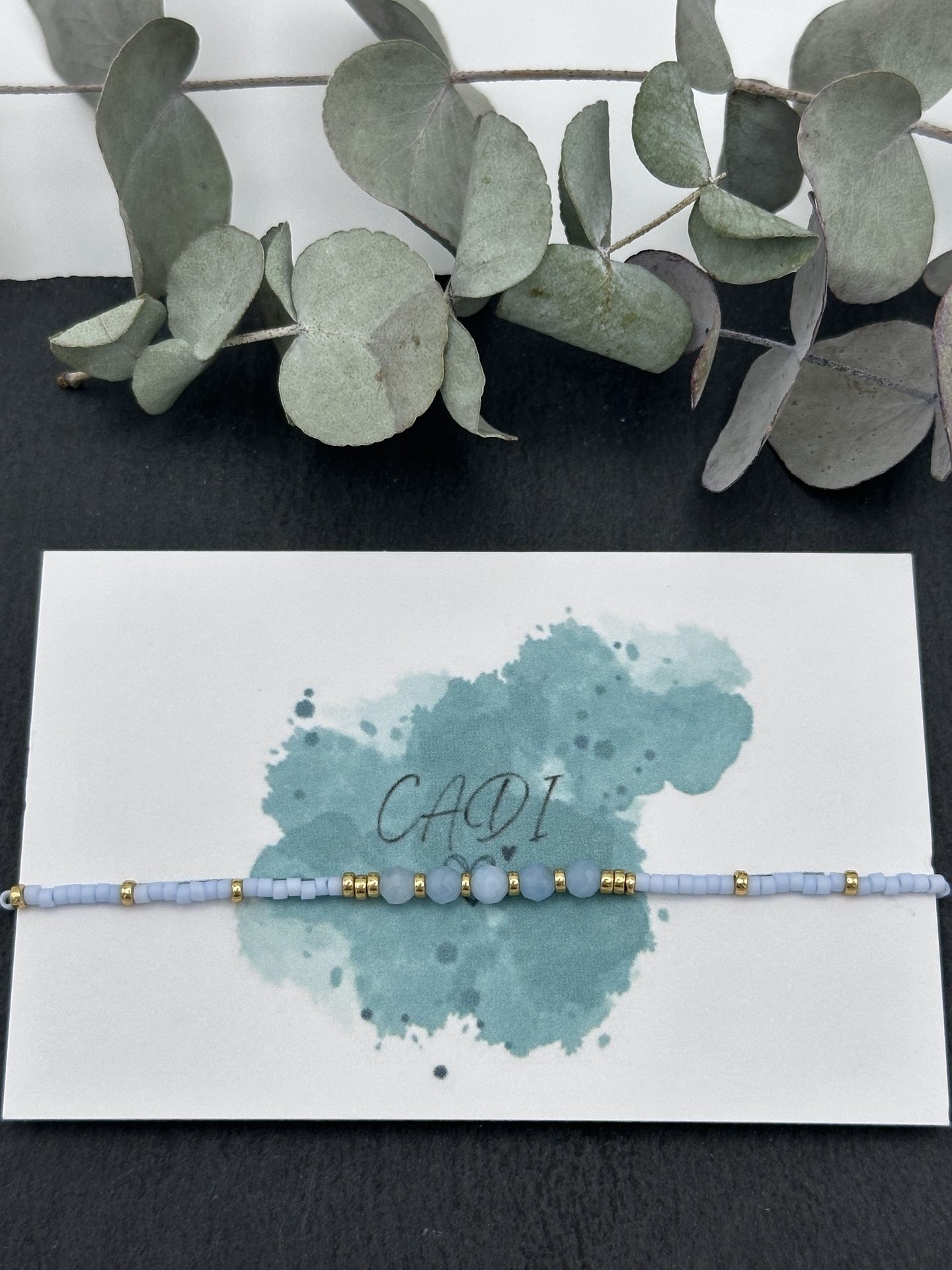 CADI Armband Miyuki Edelstein Aquamarin, Klagenfurt, Lovely Gem