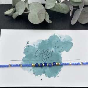 Armband CADI Miyuki blauer Aventurin, Lovely Gem