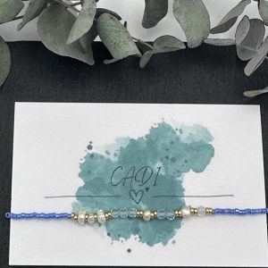 CADI Armband Miyuki mermaid Süßwasserperlen Edelsteine Opal handmade with love, Oceania Gem