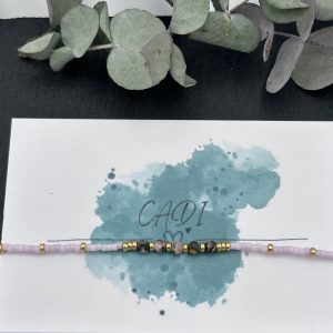 Armband Cadi Edelstein Rhodochrosit, handgemacht in Klagenfurt, Lovely Gem