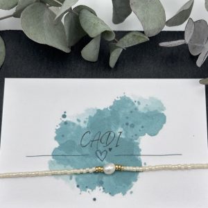 Oceania CADI Armband Miyuki Perlen mit Süßwasserperle, handgemacht in Klagenfurt