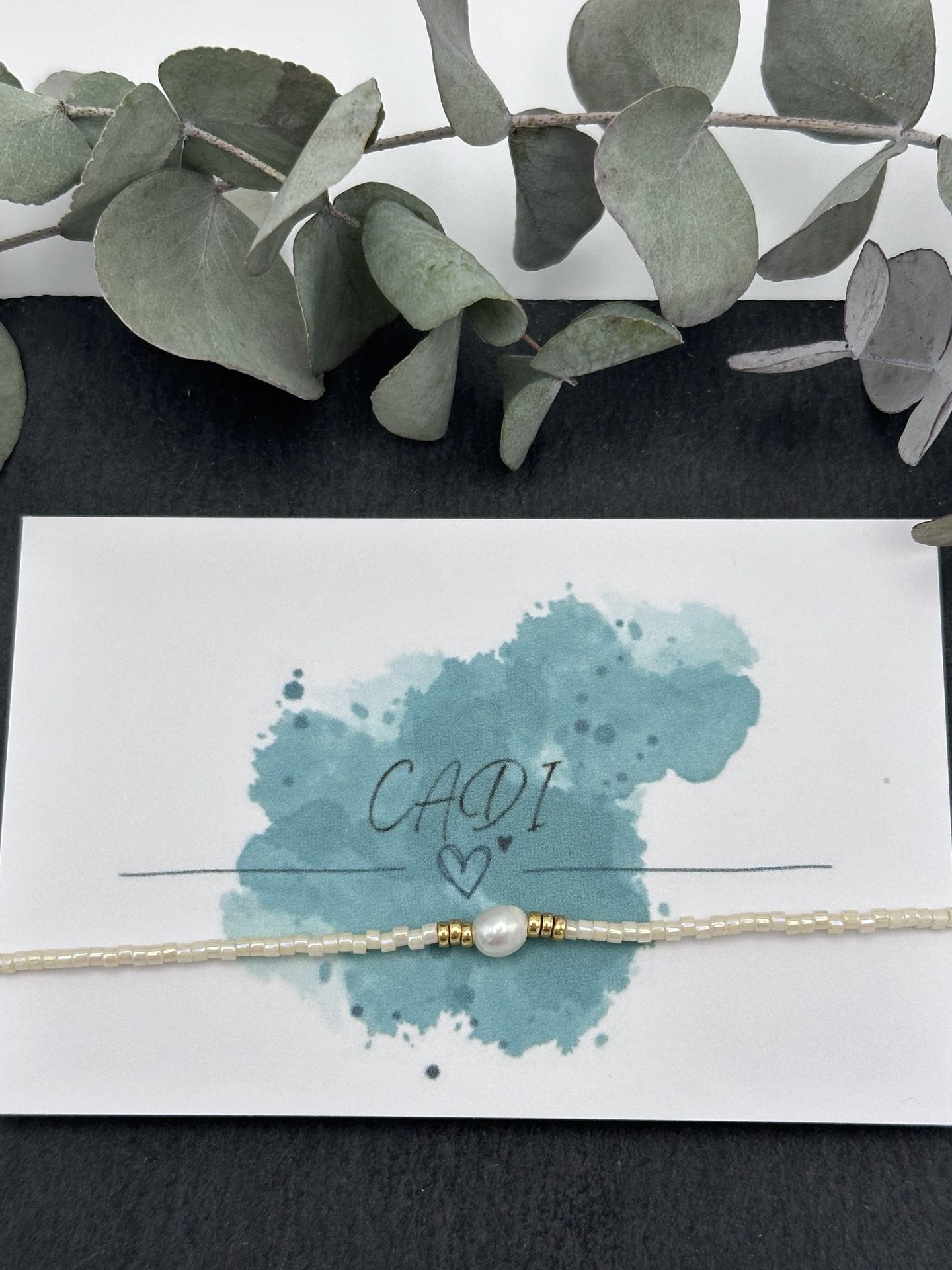 Oceania CADI Armband Miyuki Perlen mit Süßwasserperle, handgemacht in Klagenfurt