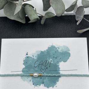 CADI Armband Süßwasserperle mint Oceania