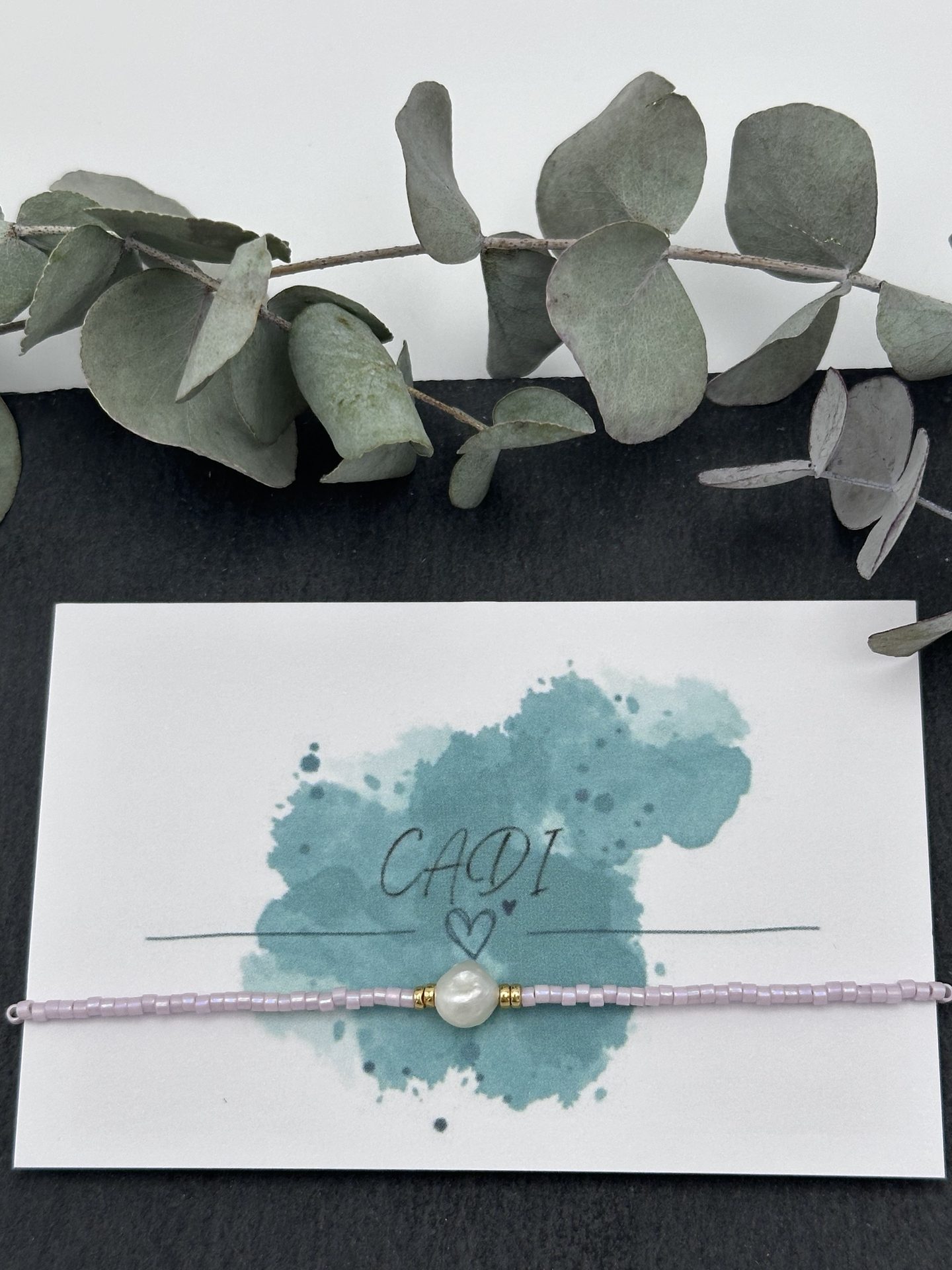 Oceania CADI Armband Miyuki Süßwasserperle rosa