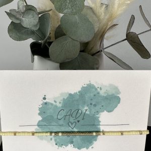 CADI Armband Miyuki gelb, handgemacht in Kärnten, Everglow