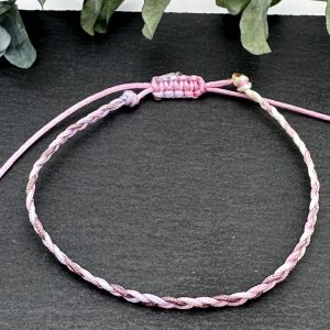 CADI Armband Nylon geflochten, handgemacht in Klagenfurt, Rainbow Twist