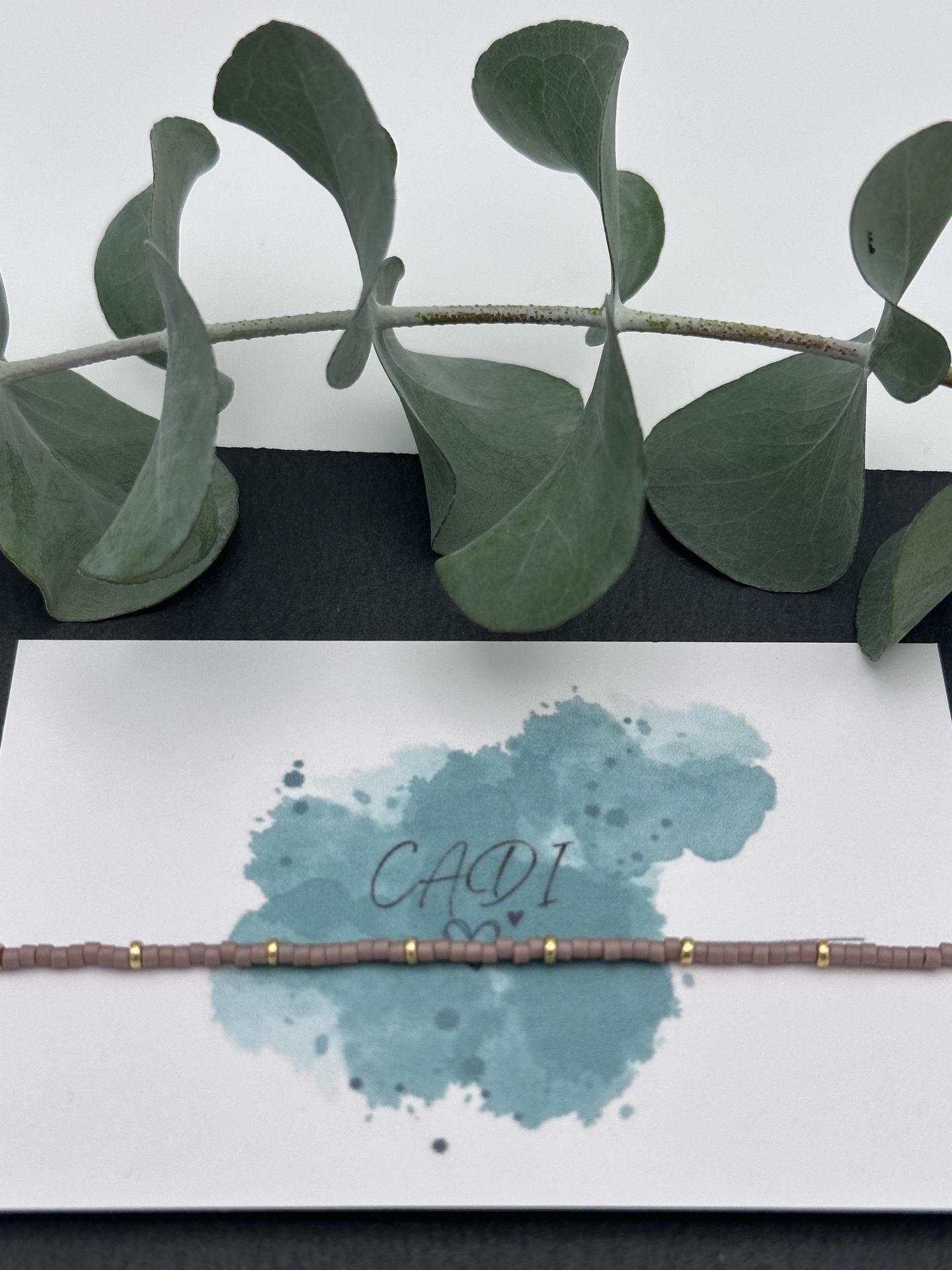 Armband Cadi Miyuki Spacer gold altrosa, Handarbeit aus Klagenfurt, Everglow Spacer