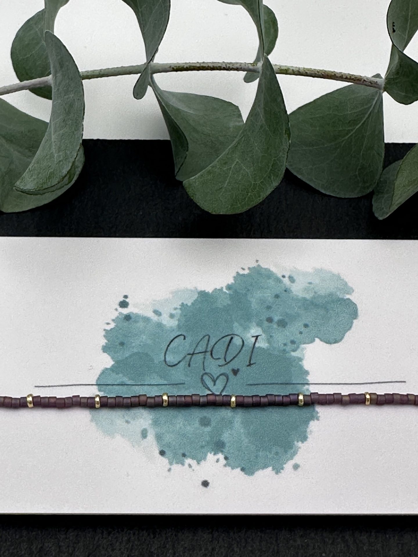 Armband CADI Miyuki Spacer gold mauve, Handarbeit aus Klagenfurt, Everglow Spacer