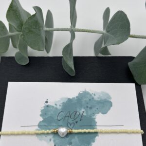 Cadi_Armband_Miyuki_Suesswasserperle_Herz_endless_summer_gelb